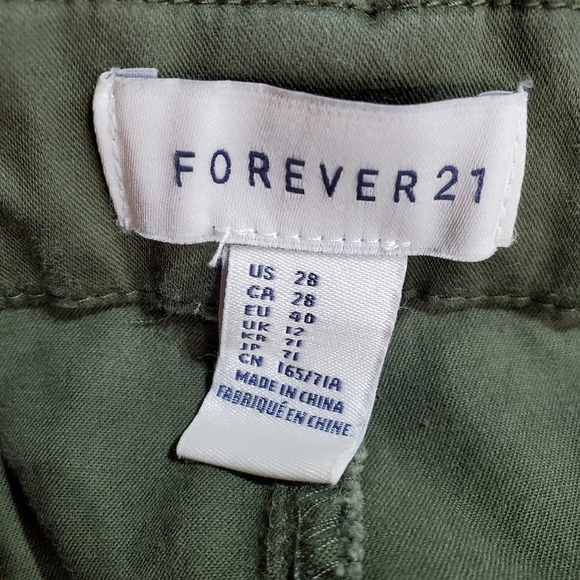 Forever 21 Split Hem Zip Pants Womens Size 28 - Picture 2 of 10